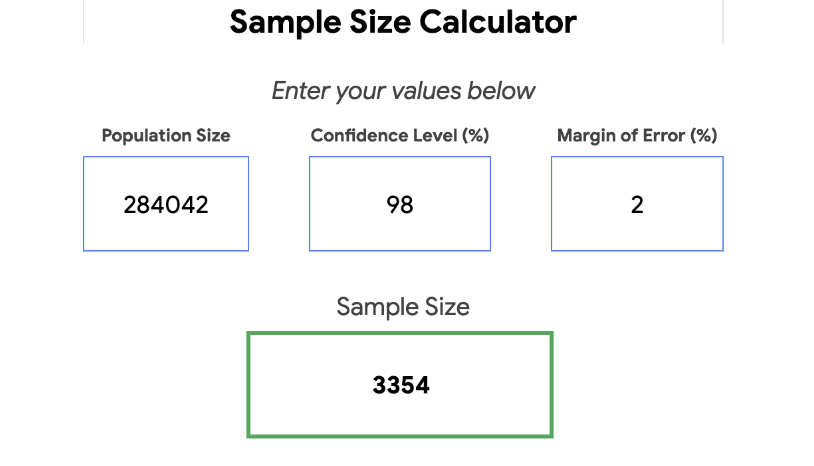 Set the correct sample depending on the row numbers